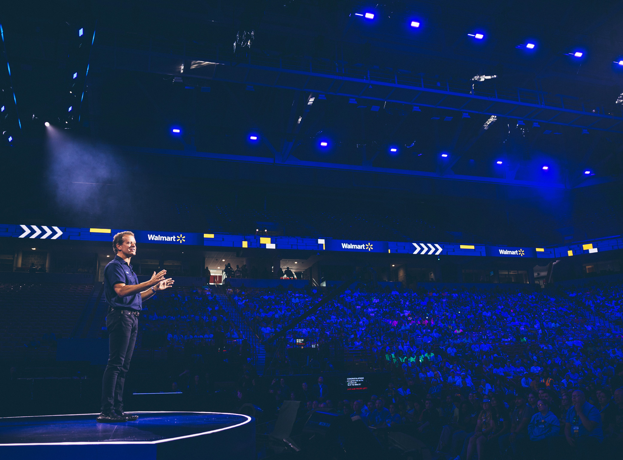 John Furner on stage